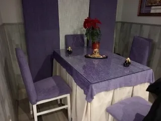 Chaiselongue 235cm reclinable con arcón y 2 pufs