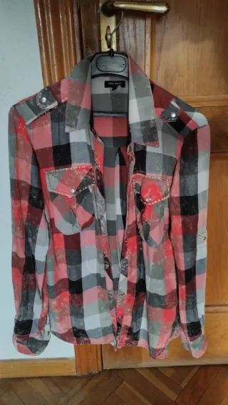 Camisa cuadros mujer de Miss Sixty talla S