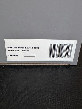 Fiat Uno Turbo I.E. 1.4 1990 1:18 Laudoracing