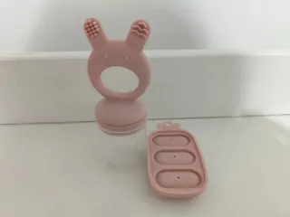 Alimentador Chupete Fruta Bebé Rosa