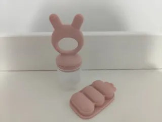 Alimentador Chupete Fruta Bebé Rosa