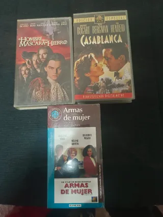 Lote VHS dibujos y antiguaa