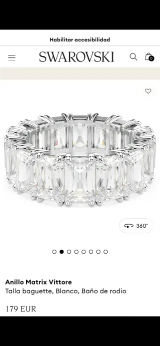 Anillo Swarovski Matrix Vittore – Original