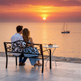 Panchina da Esterno in Ghisa e Metallo, Panchina d