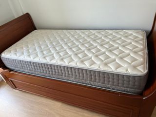 Colchón acolchado viscoelástico de 90 x 190 cm