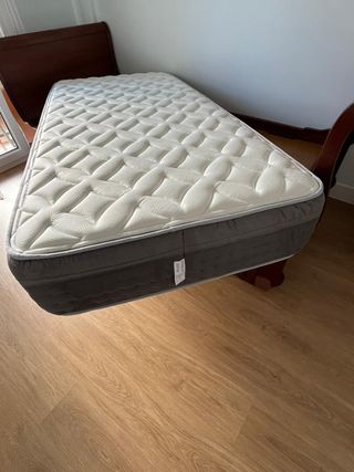 Colchón acolchado viscoelástico de 90 x 190 cm