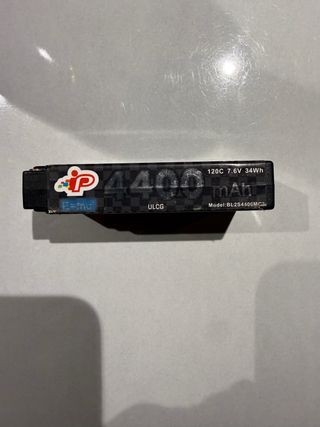 Baterias y bolsa, LiPo 7.6V 4400mAh 120C y mas