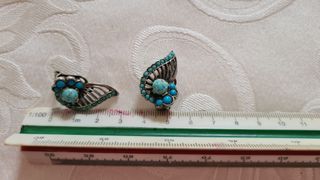 Orecchini vintage turchese