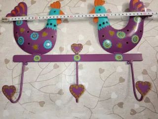 Appendiabiti galline decorato