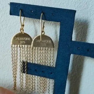 Pendientes Salvatore Baño Oro