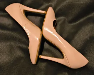 Scarpe tacco Zara rosa