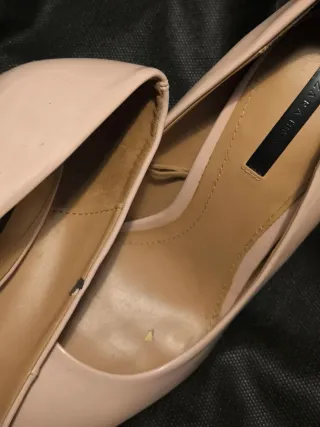 Scarpe tacco Zara rosa