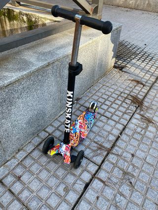 Patinete infantil 3 ruedas graffiti