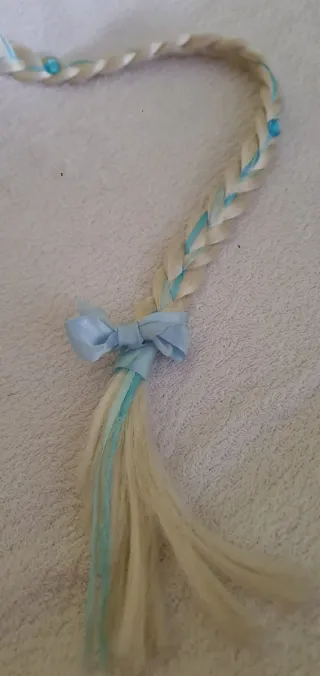 Diadema Frozen con trenza y pedrería