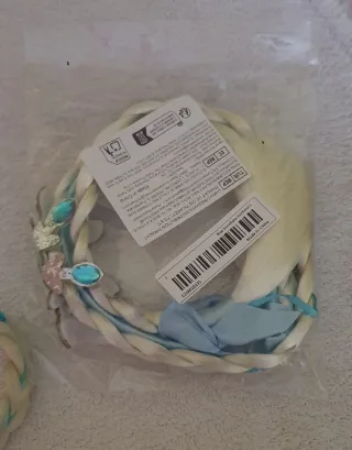 Diadema Frozen con trenza y pedrería