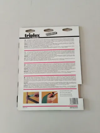 2 Lijas Triplex 3M 40 blancas 230x280mm