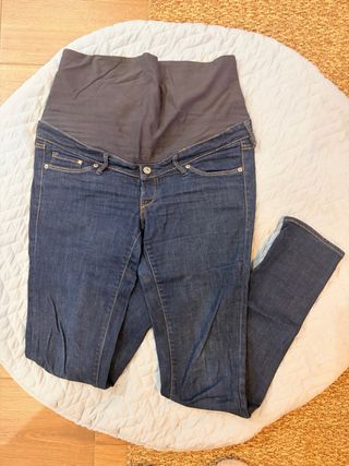 Pantalón premamá azul