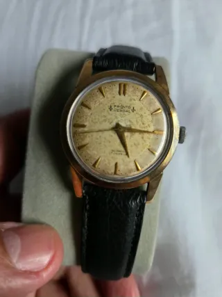 Reloj Pronto Verdal 17 Joyas Dorado Vintage