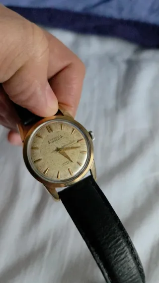 Reloj Pronto Verdal 17 Joyas Dorado Vintage