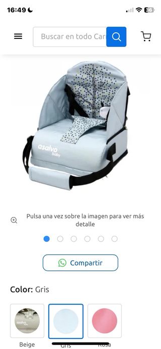 Trona portátil Asalvo Baby