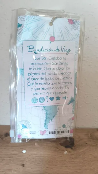 Llavero Bendición de Viaje