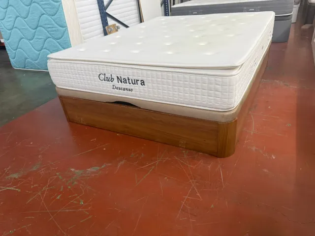 Canapé Madera Nogal 150x190 y Colchón