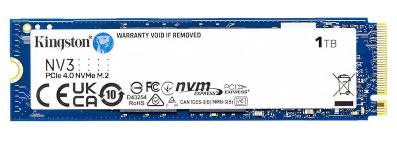 Kingston NV3 1TB NVMe PCIe 4.0 SSD M.2 afbeelding 2