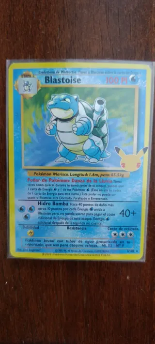 Carta Pokémon Blastoise