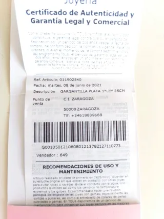 Gargantilla Tous Plata