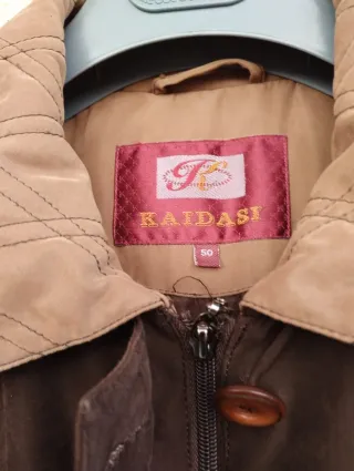 Giaccone marrone lungo taglia 50