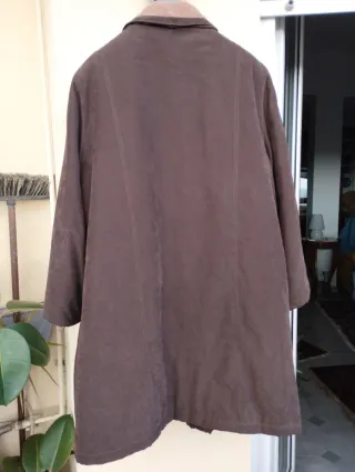 Giaccone marrone lungo taglia 50