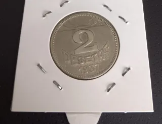 Monedas Guerra Civil Española Asturias y León 1937