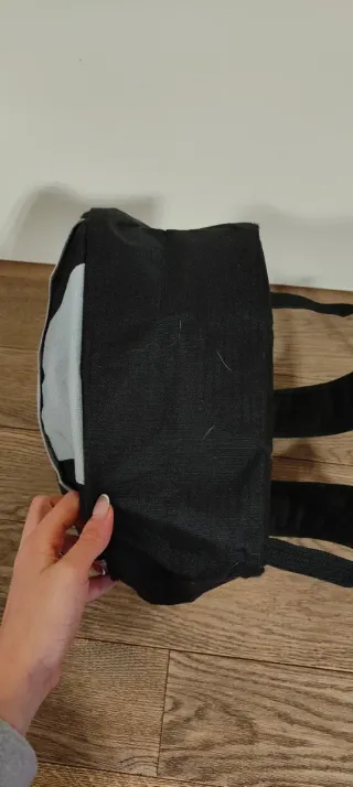 Zaino grigio e nero per ragazzi Benetton