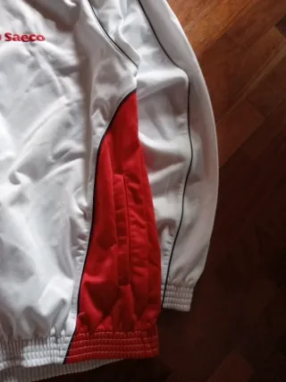 Felpa zip Saeco uomo vintage