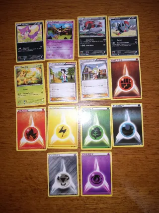 Cartas Pokémon variadas