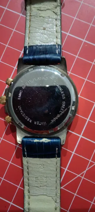 Orologio SABA Cronografo Uomo Blu/Argento