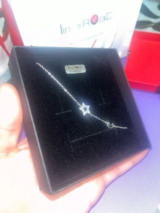 Pulsera Plata 925 Estrella y Luna
