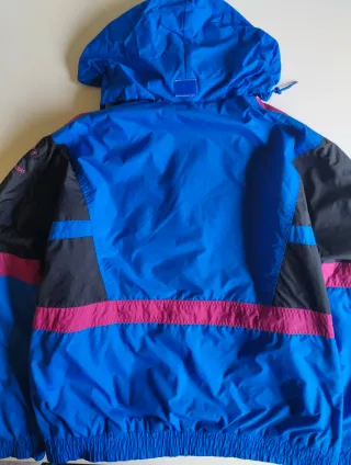 Chaqueta azul Esquí Vintage 90s Acolchada Kimberly