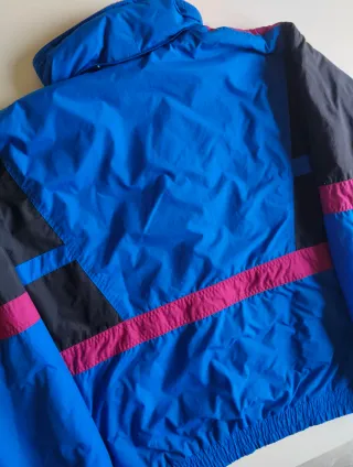 Chaqueta azul Esquí Vintage 90s Acolchada Kimberly