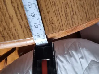 Mesa de cocina de madera extensible 138 hasta 195