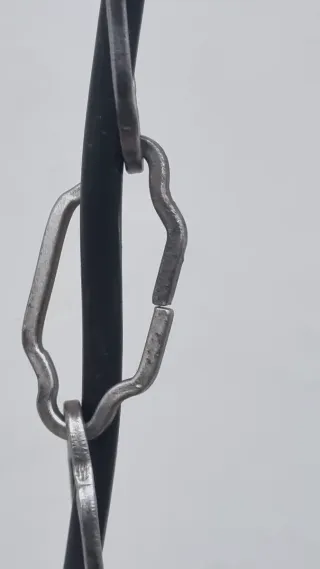 Lampada sospensione vintage ottone e vetro