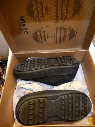 Botas Moon Boot Negras Talla 43 Nuevas Caja