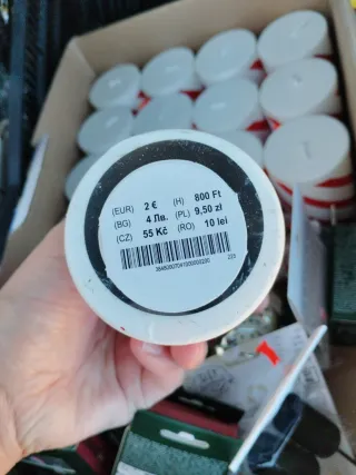 Lote Velas, Luces LED y Adornos.