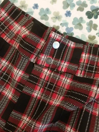 Leggings de cuadros talla S
