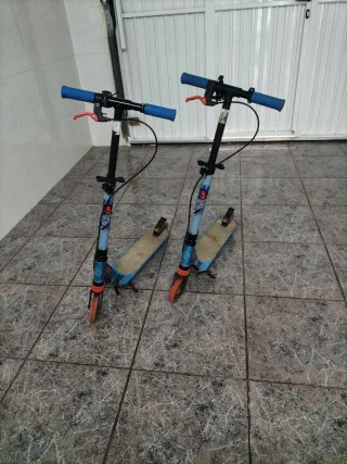 2 Patinetes oxelo Infantiles Azules Los 2 por 45 €