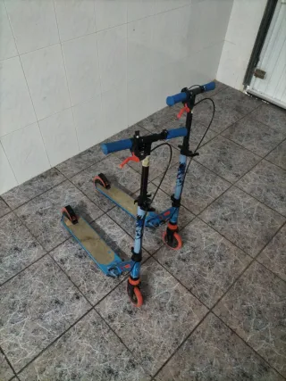 2 Patinetes oxelo Infantiles Azules Los 2 por 45 €