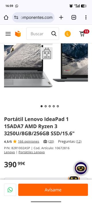 Ordenador portátil Lenovo