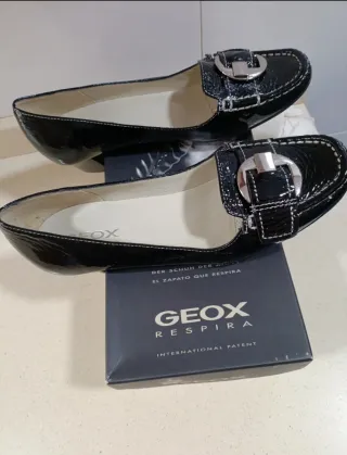 Zapatos Geox Negros Mujer