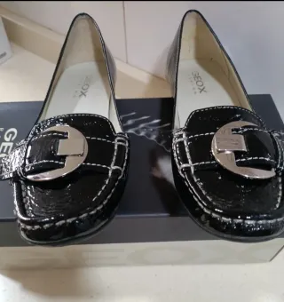Zapatos Geox Negros Mujer