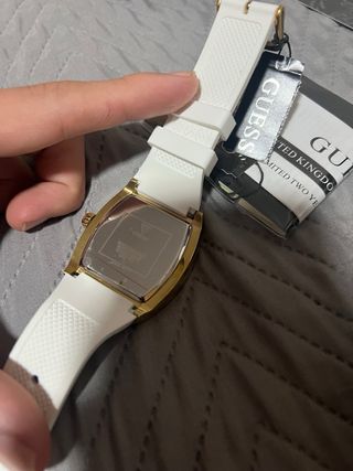 Reloj Guess mens trend Hombre Dorado y Blanco